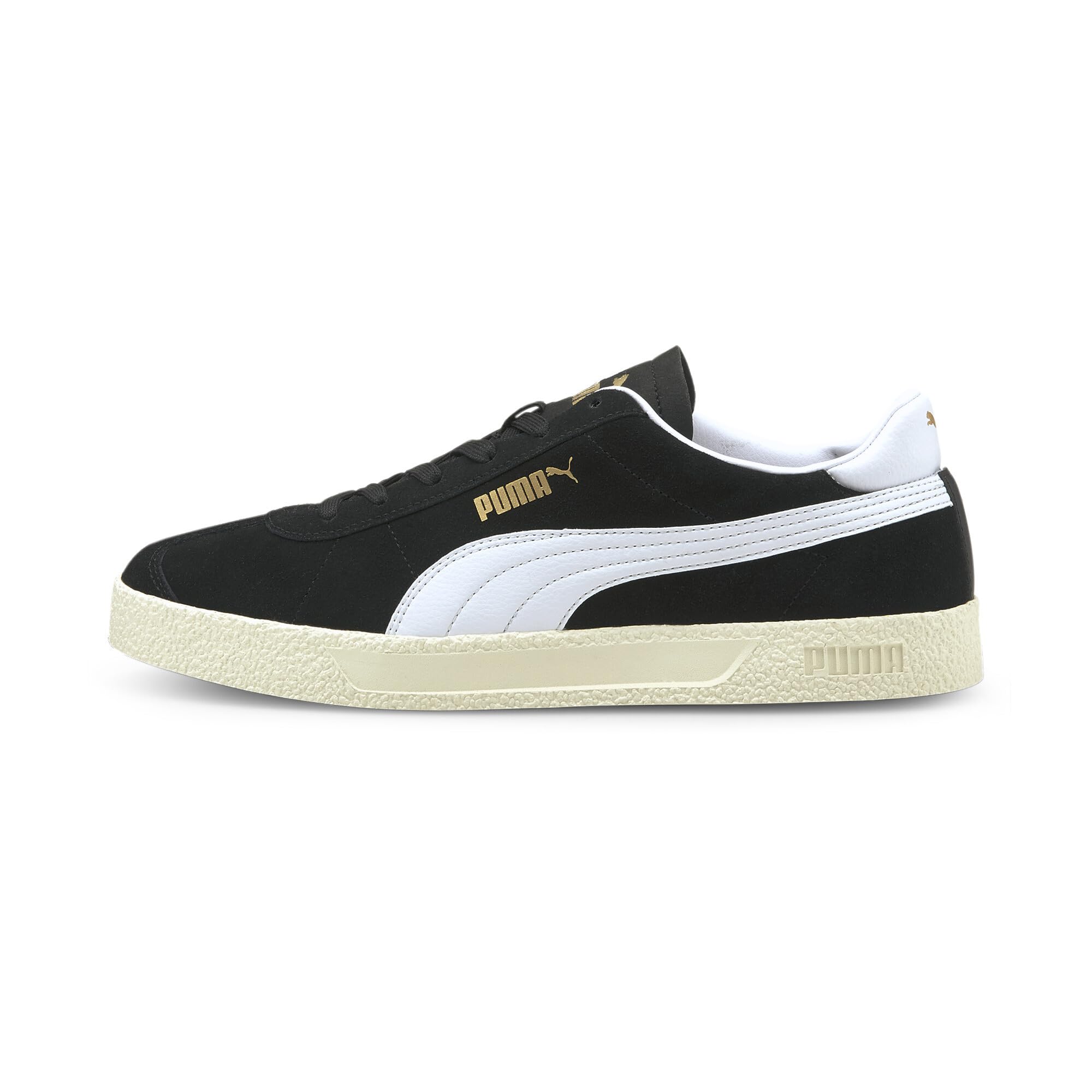 Puma Unisex-Adult Club Black-White-Team Gold Sneaker - 4 UK (38111102) (B08MSQQ9JY) Amazon Price History, Amazon Price Tracker