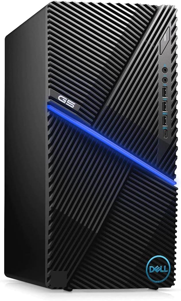 Dell G5 5000 Gaming Desktop Computer Tower (2020) | Core i5-1TB SSD Hard Drive - 8GB RAM - GTX 1660 | 6 Cores @ 4.3 GHz - 10th Gen CPU - 6GB GDDR5 Win 11 Home (Renewed)
