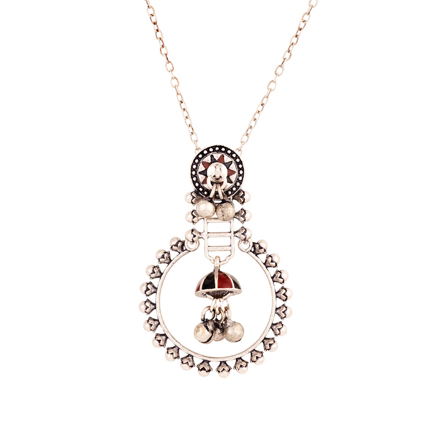 Taal Mridang Sarangi Statement Pendant-image-7