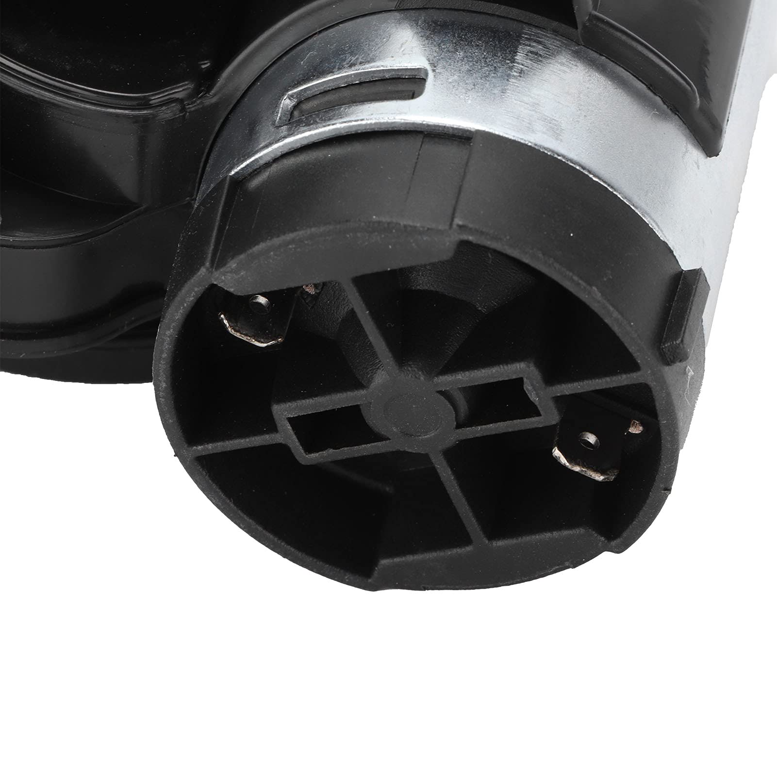 Bocina de aire eléctrica de doble tono, súper ruidosa, 12 V, 125 dB, 600 Hz, altavoz de sonido, compresor de una pieza de aluminio ABS con kit de relé de 4 pines para coche,