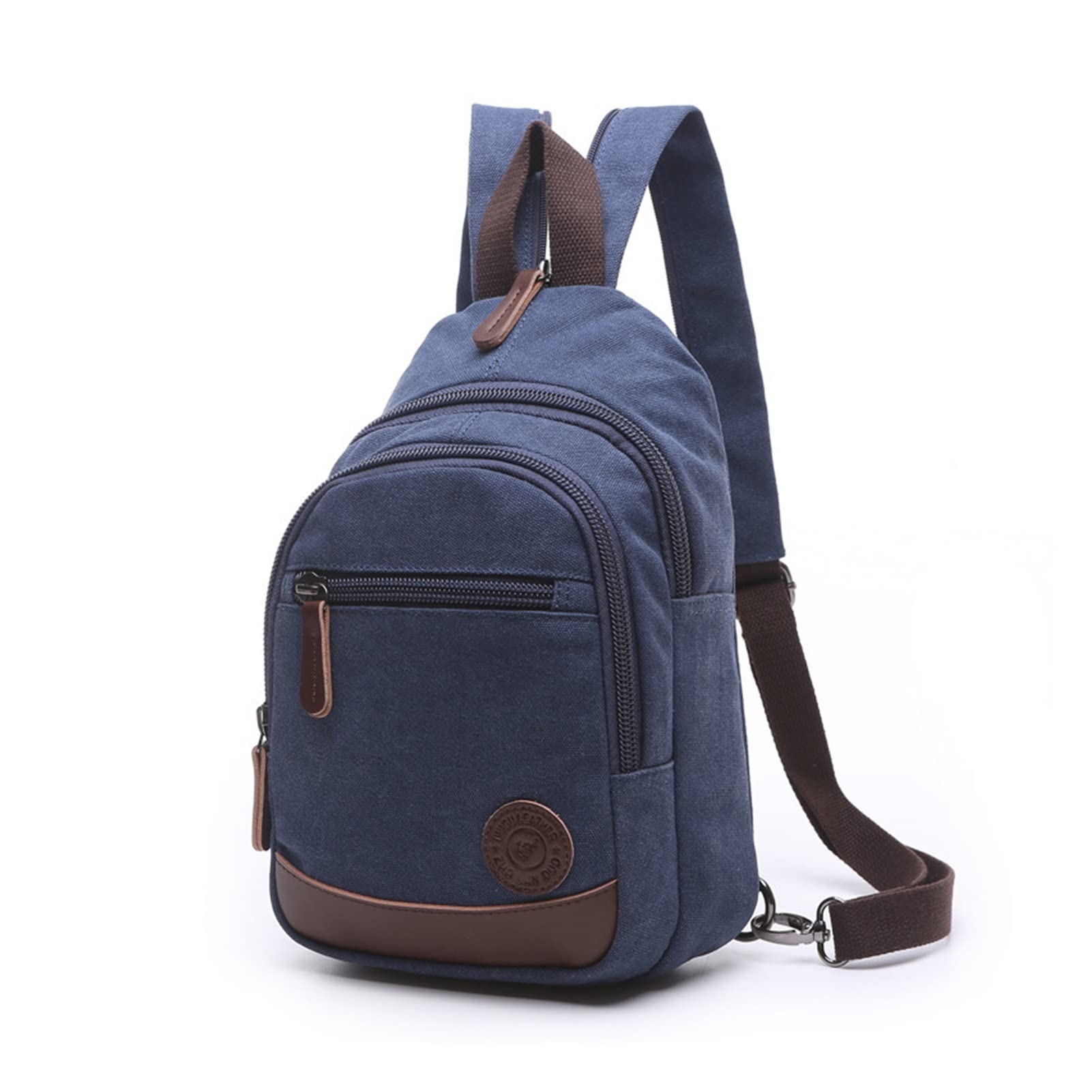 Reise-Laptop-Rucksack freundlicher haltbarer Computer-Rucksack, Rucksack-Leinwand-Reisetasche Straße Mode Trend wasserdichte College-Tasche for 17 "Laptops und Laptops