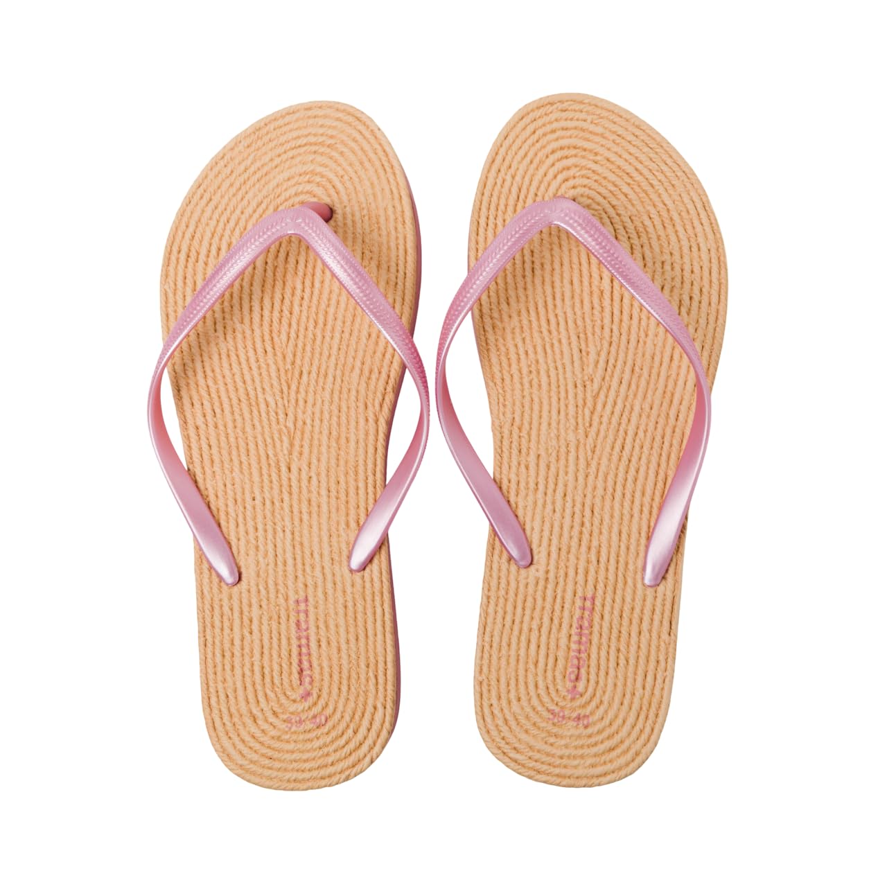 TRAMAS+ Chanclas Mujer Verano – Sandalias ideales para Playa y Piscina. Cómodas para el día a día y ligeras -​Rosa Malva, 39/​40