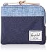 Herschel Supply Co. Men's Johnny, Peacoat/Limoges Crosshatch, One Size