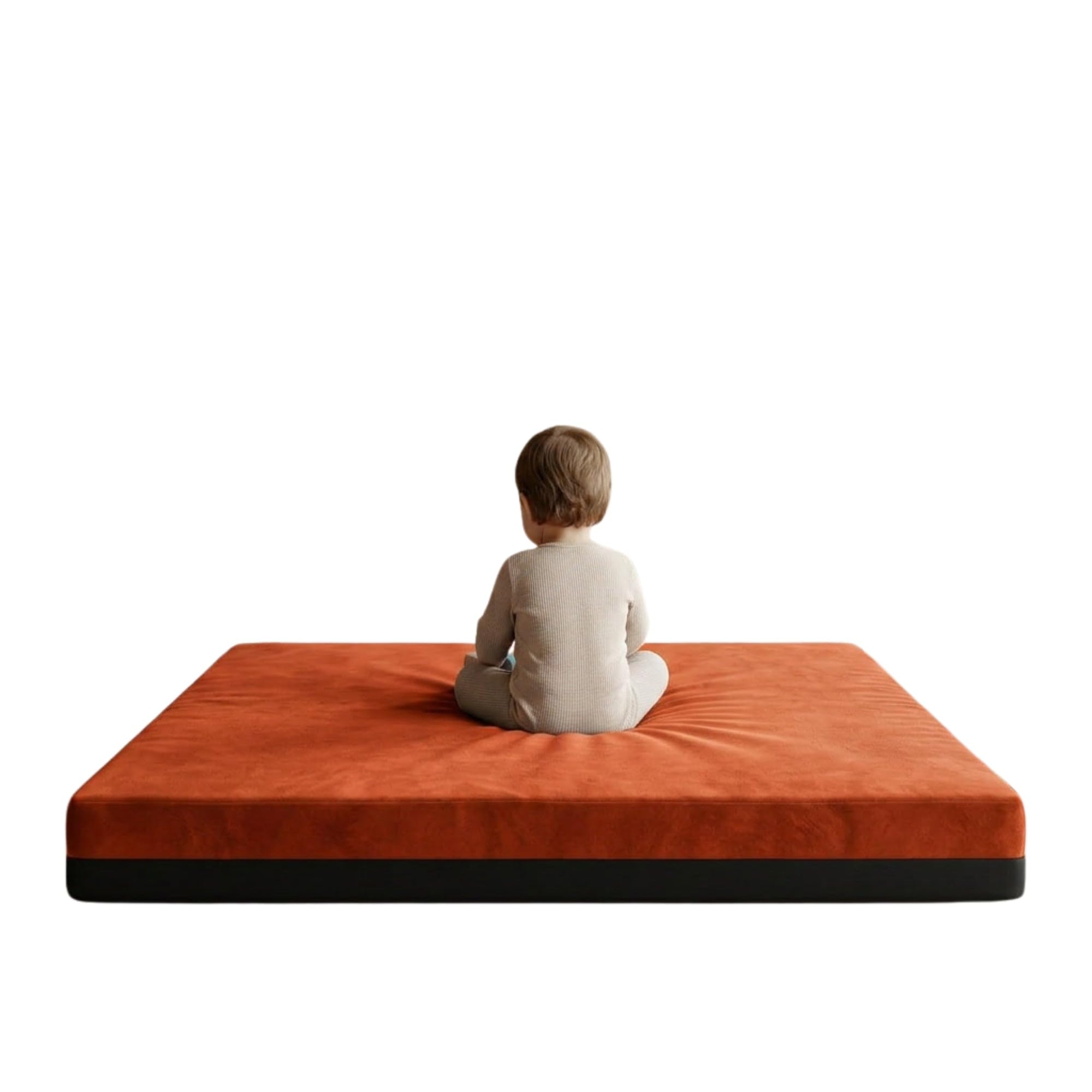 Kosiproducts Sensory Gymnastics Crash Pad, Non Slip 10cm[Pumpkin, Wide-Lge