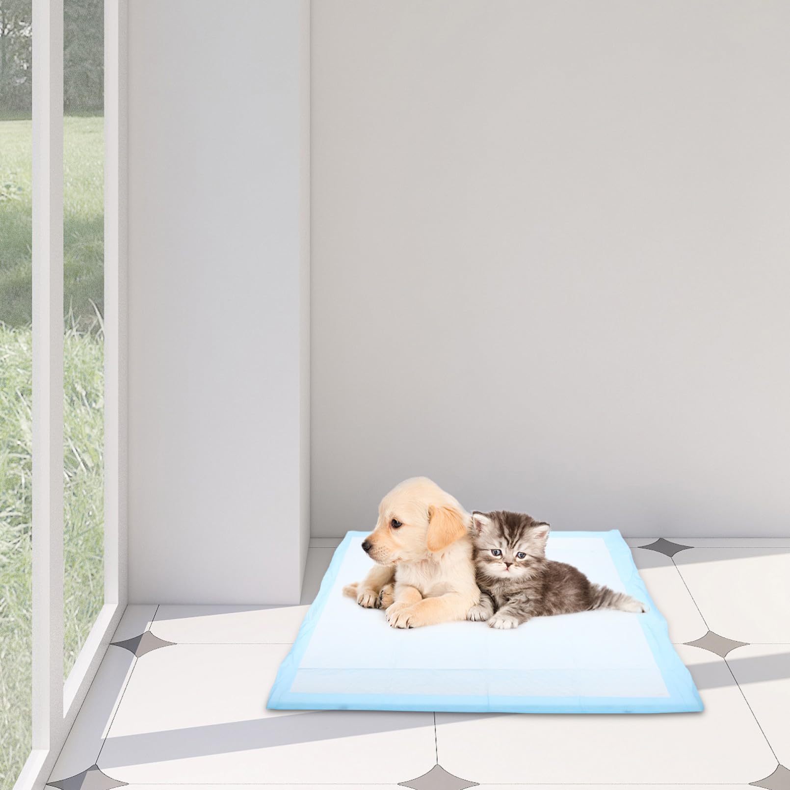 Alèse D’apprentissage pour Chiots Ultra Absorbante 60x60 Cm Non Tissée