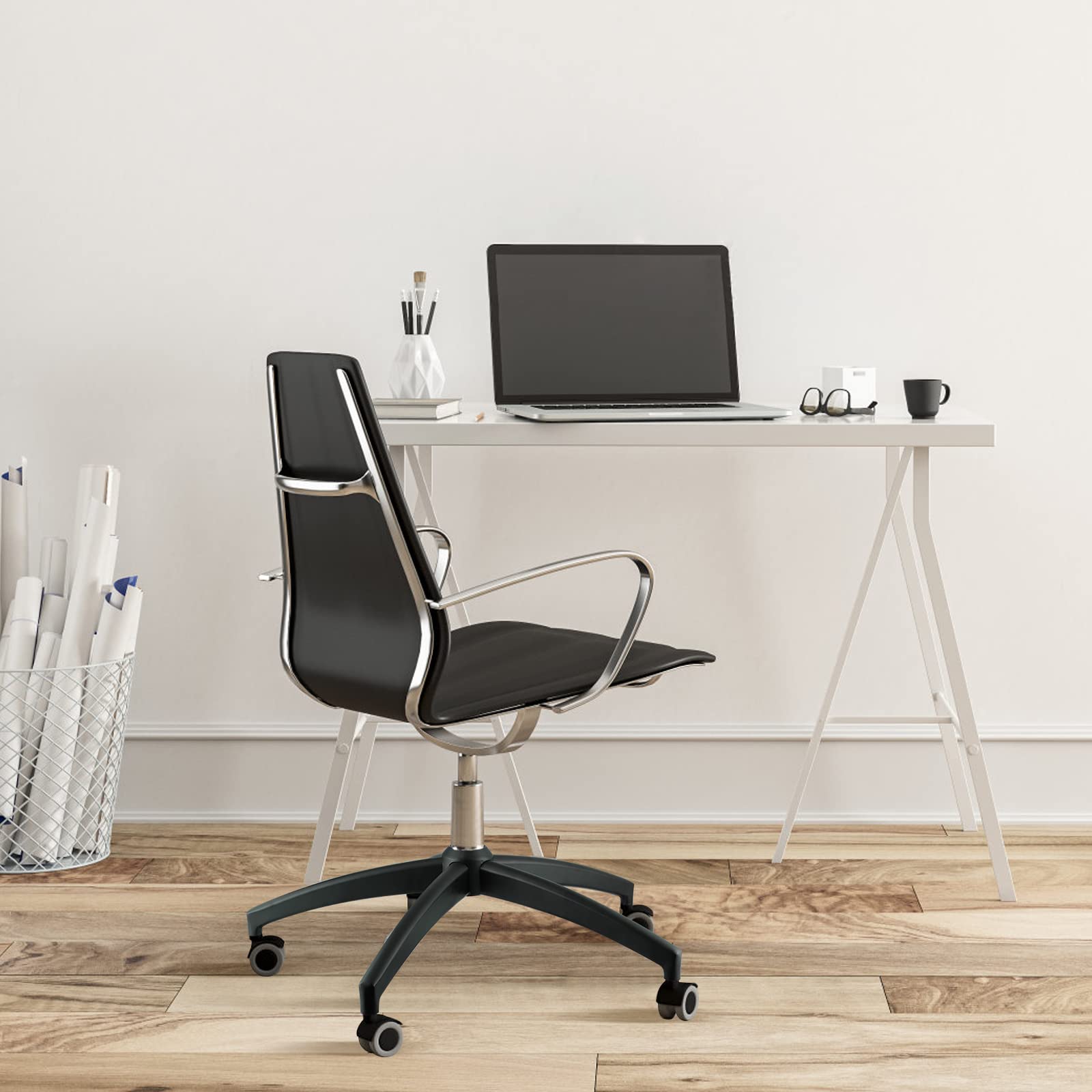 Skelang Base de silla de oficina de 70 cm, parte inferior de silla de escritorio con patas de metal reforzadas, repuesto inferior de silla de juego