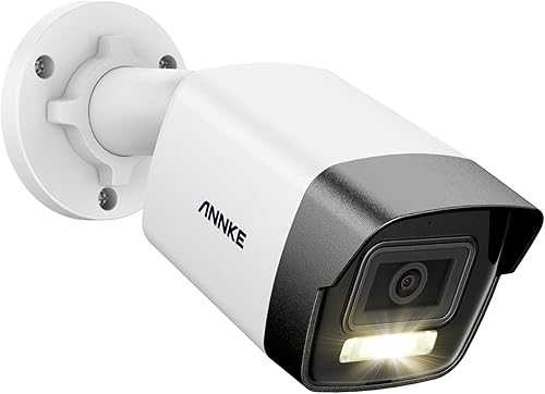 ANNKE C500 Nueva cámara PoE de seguridad con foco 3K, cámara IP de vigilancia casera con cable IP67 para exteriores con detección de