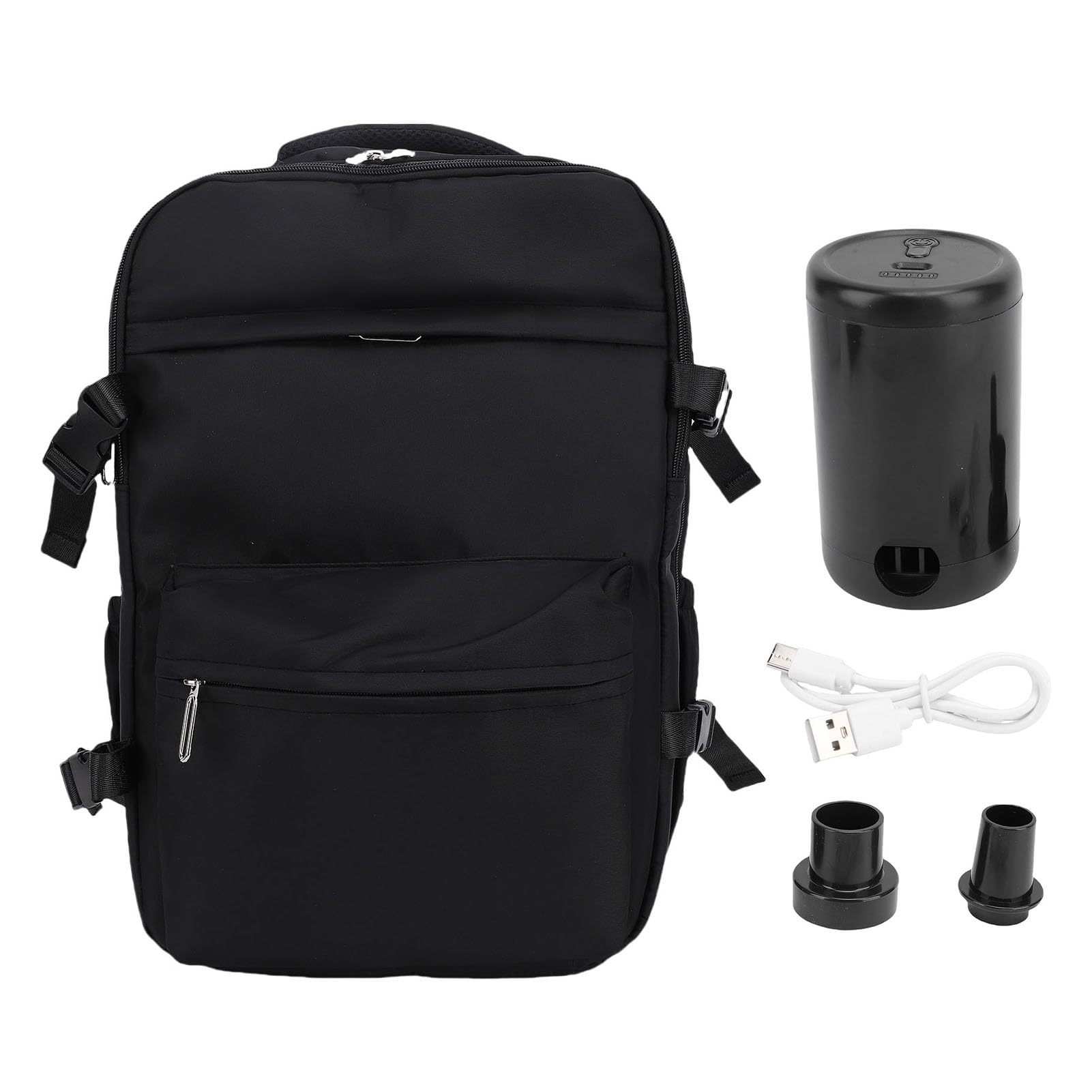 BRRNOO Aspirapolvere a Zaino 27L con Pompa, Apertura a 180 Gradi, Design