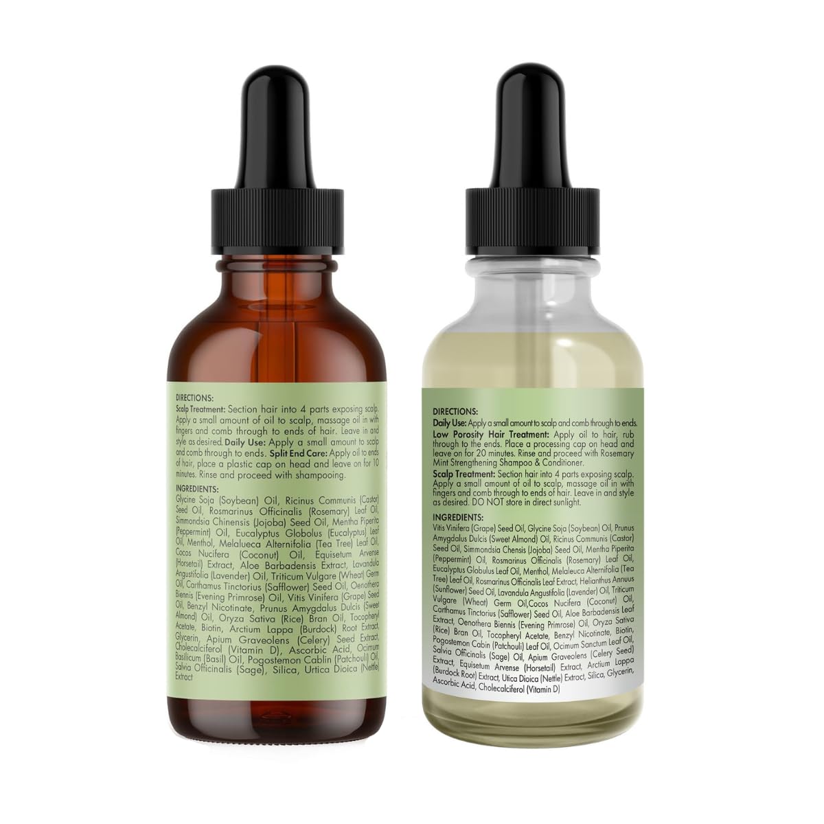 Mielle Organics Men's Grooming Bundle Rosemary Mint - 5-Piece Complete Routine - Biotin-Infused Shampoo, Conditioner, Scalp & Hair Oils, Hair Quenching Pomade - Image 7