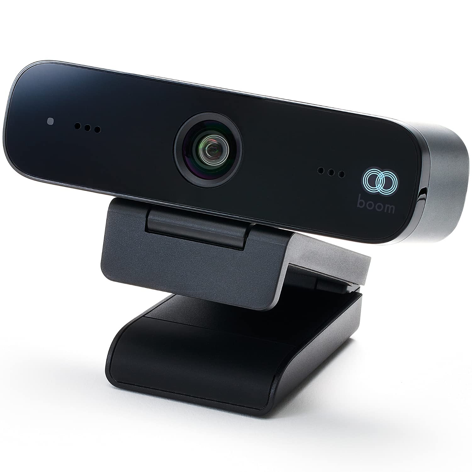 Con certificación Zoom, cámara web Boom Mini 1080P Full HD, USB Plug&Play, micrófonos con cancelación de ruido dual, lente de vidrio 4K, gran angular de 90 grados, corrección de luz, videollamadas,
