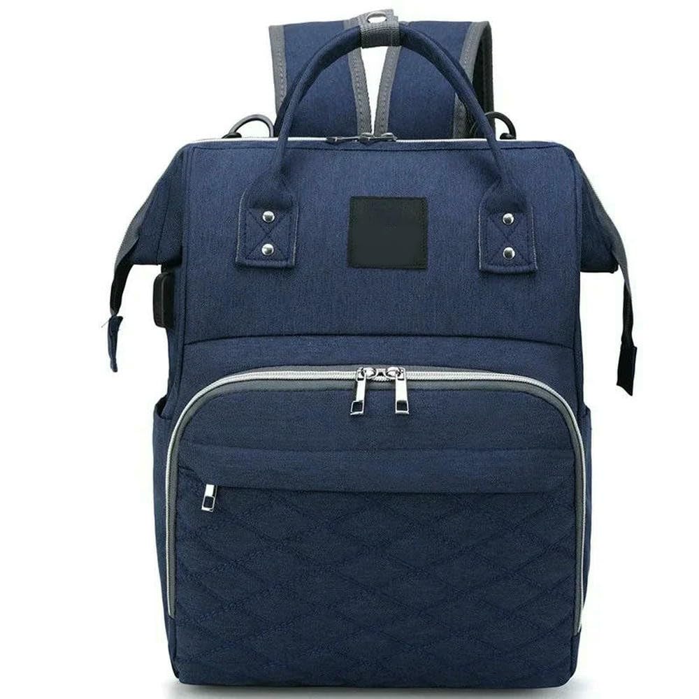JJDFW - Borsa per pannolini per mamme, borsa da appendere al passeggino, grande capacità, con fasciatoio e comoda borsa per allattamento