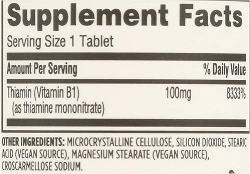 Miniatura 7 de 365 by Whole Foods Market, vitamina B1 100 Mg, 100 tabletas