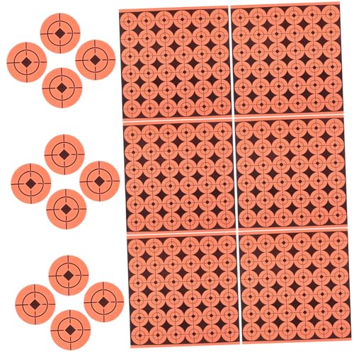 KOMBIUDA Autocollants Ronds pour Cible de Tir 360 Pcs Papier Coloré Adhésifs Pratiques Autocollants pour Entraînement Tir Sportif en Extérieur