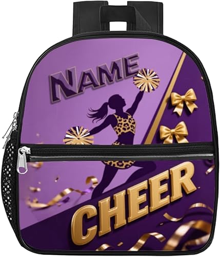 Miniatura 13 de Custom Clear Backpack for Girls - 12x6x12 Inches Cheerleading Schoolbag for Women, Kids, Teens - Stadium Approved Small Transparent TPU Bookbag for