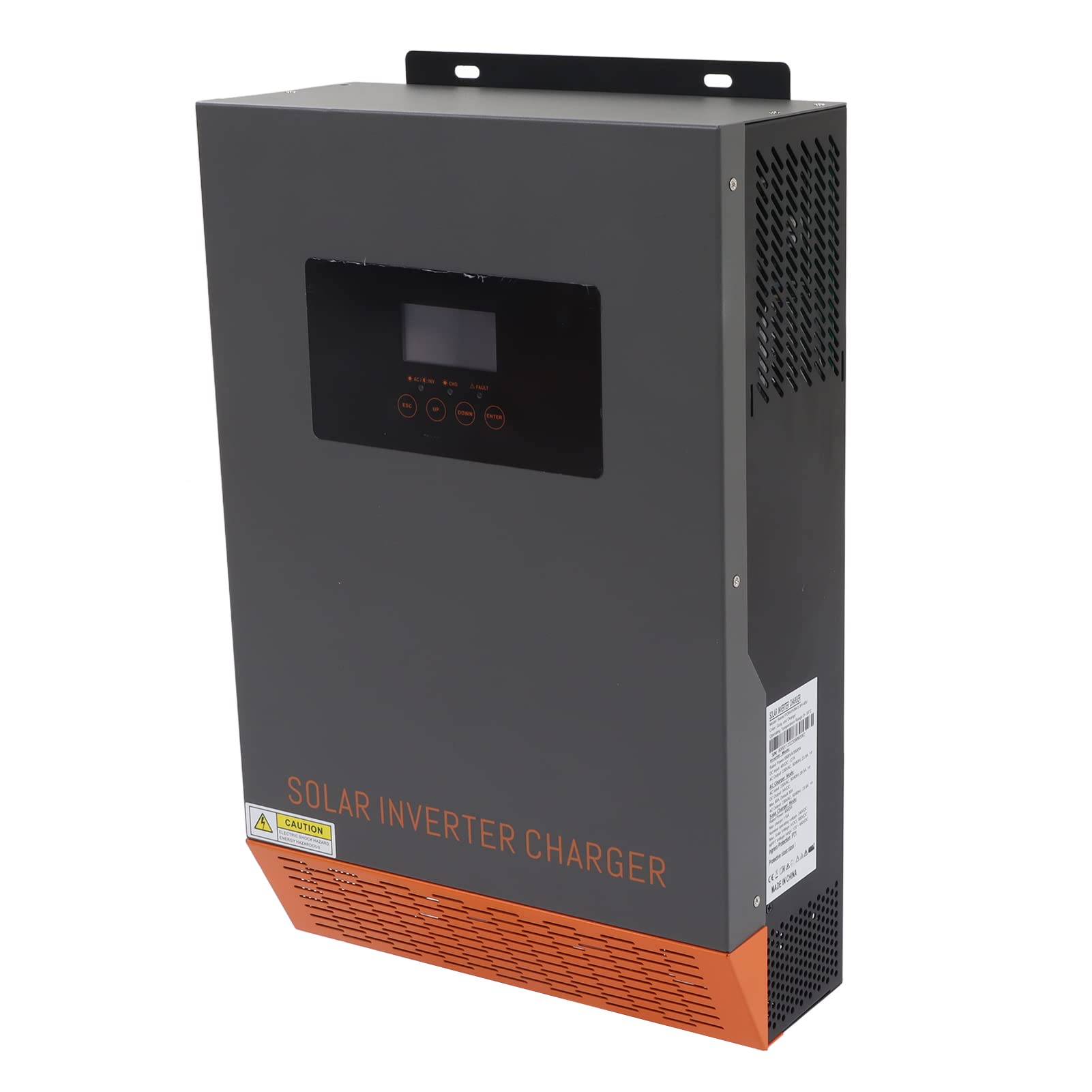 Oumefar Inwerter Solarny Off Grid 5500 W Czysta Fala Sinusoidalna Ładowarka MPPT z 4 Trybami do Użytku Domowego Stop Aluminium