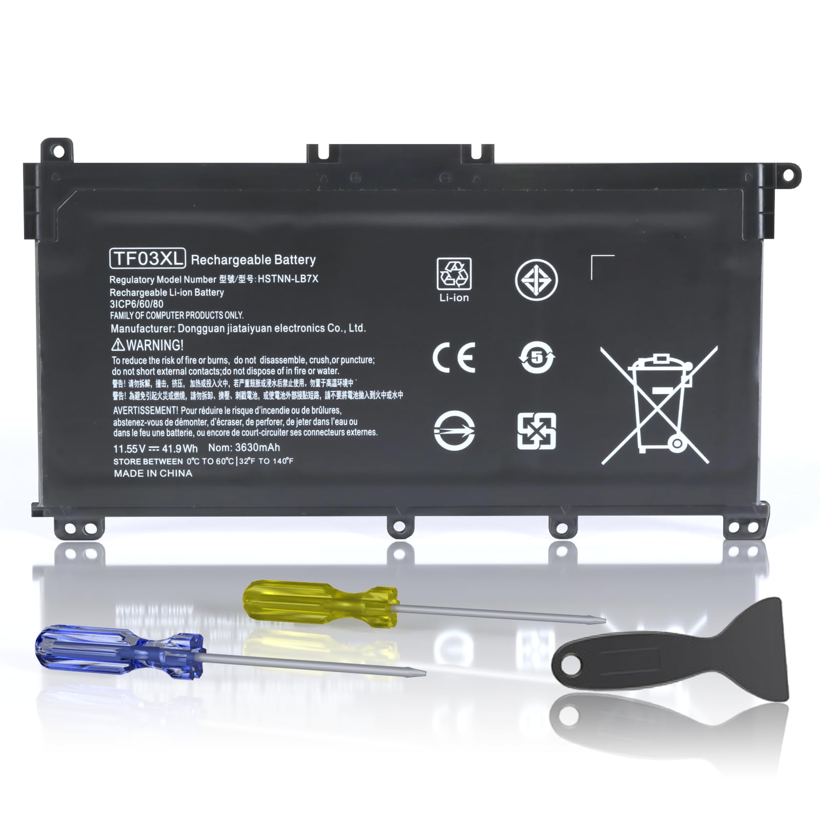 Amazon.com: Tinkon TF03XL 920070-855 Spare Battery for HP Pavilion