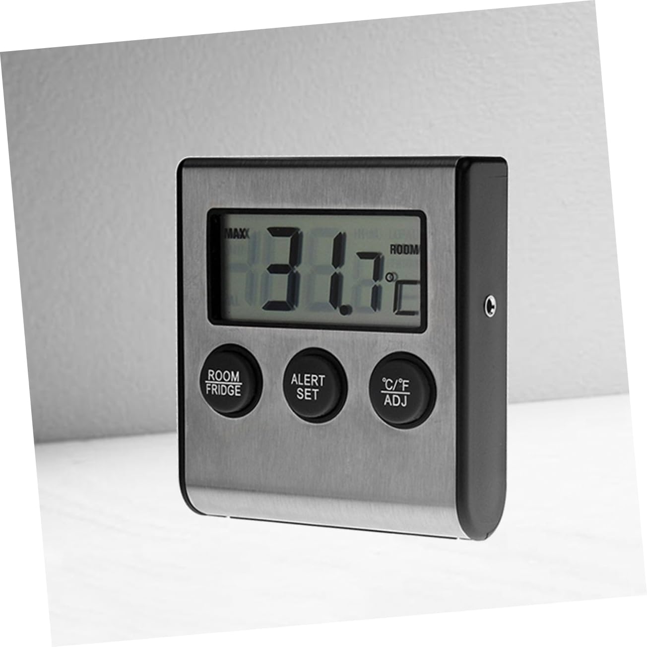 PRETYZOOM 3pezzi Termometro Digitale Per Frigorifero e Congelatore Con Allarme Alta e Bassa Temperatura Strumento Pratico Per Cucina Display Lcd Compatto e Accurato Senza Batteria