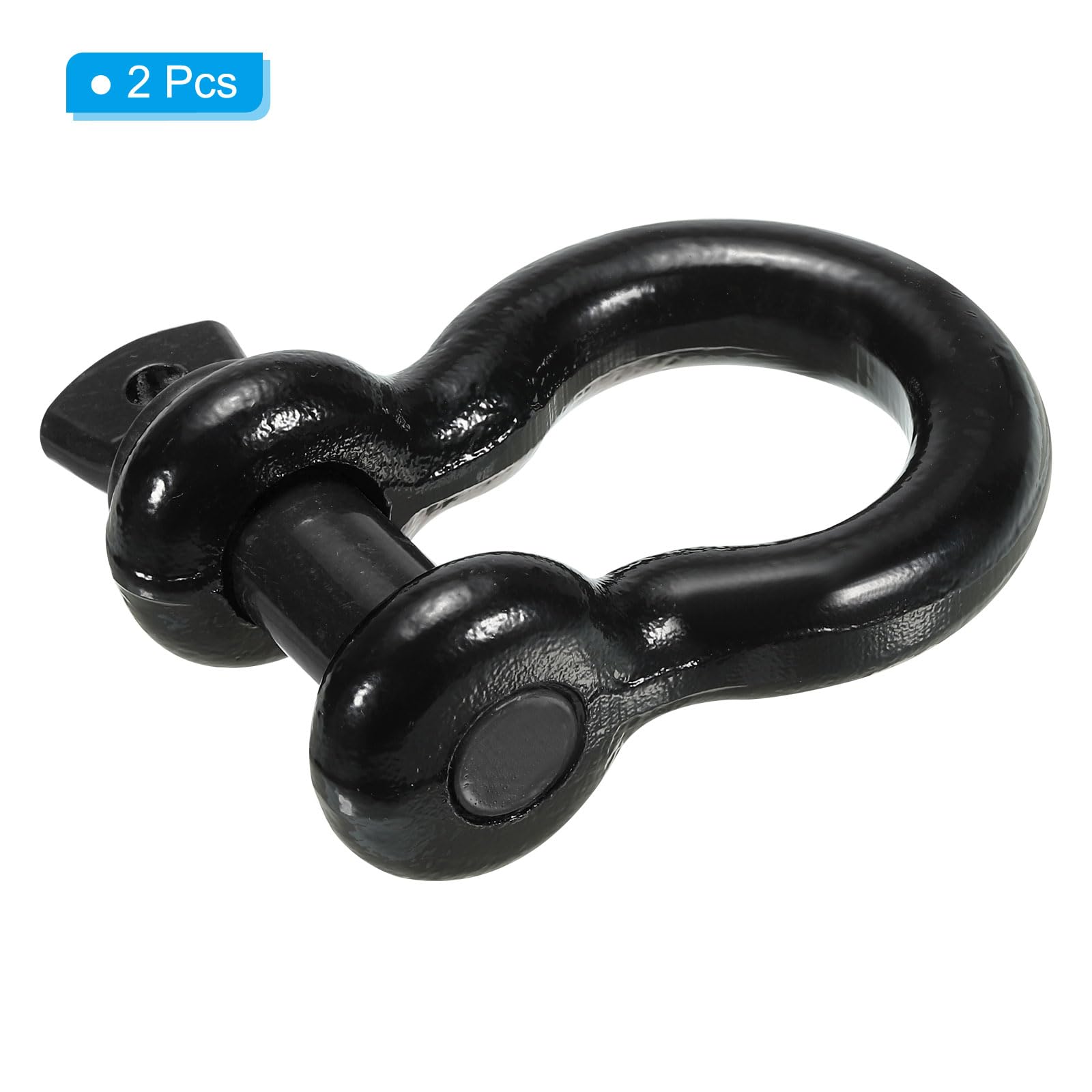 PATIKIL Schraubstift-Schäkel/x lbs, er Pack Karbonstahl D-Ring-Schäkel für Abschleppen