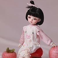 Vista 3 de 1/6 BJD - Muñeca pequeña de juguete + ojos cambiables + peluca + ropa juego completo de regalo de Navidad
