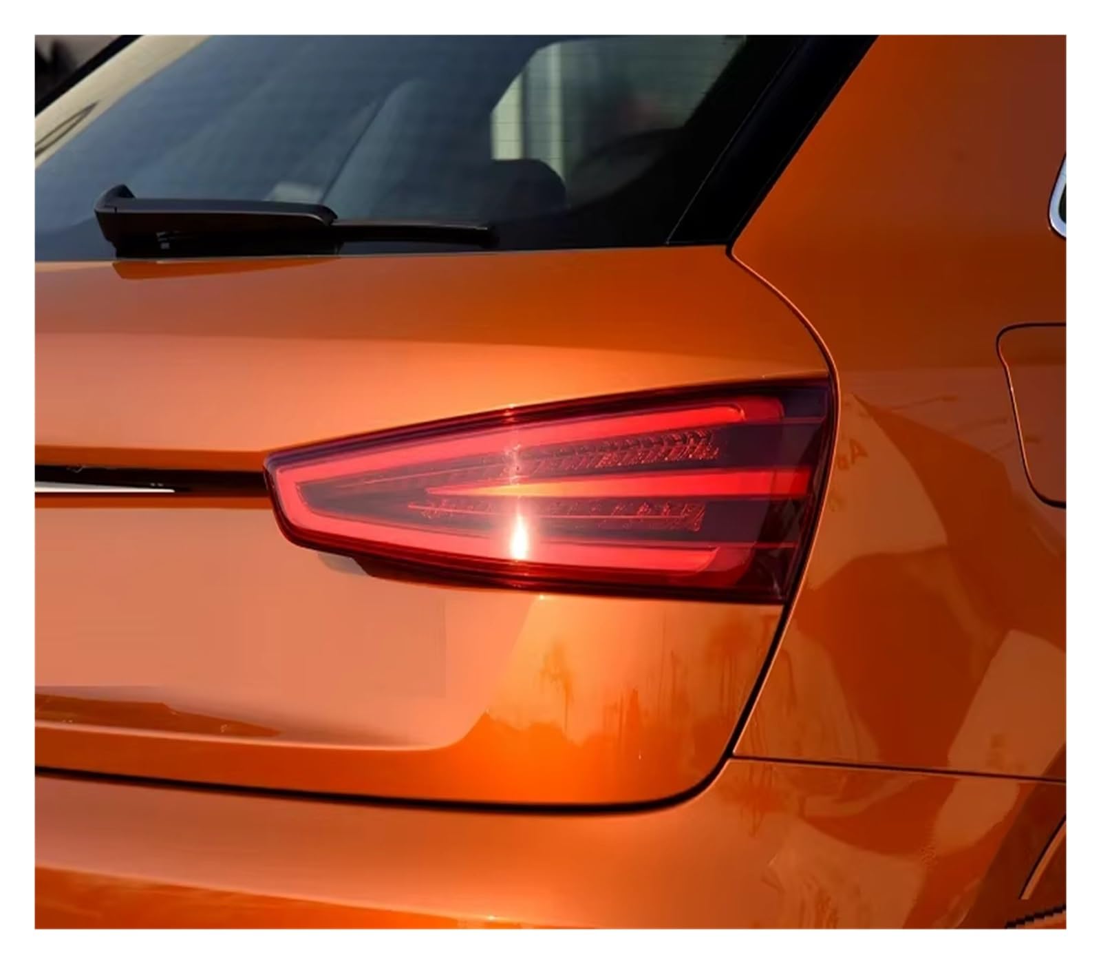 traseras Para Q3 2016-2018 5 enchufe lámpara trasera señal de giro marcha atrás parada conjunto luz freno con LED dinámico Luces de freno(bien)