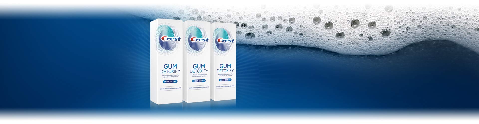 Crest Toothpaste Gum Detoxify Deep Clean, 4.1oz (Pack of 3) Buy Online