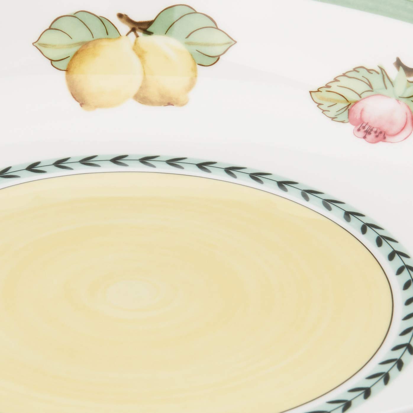 Villeroy & Boch French Garden Fleurence Pasta Serving Bowl, 15 in, Premium Porcelain, White/Colored