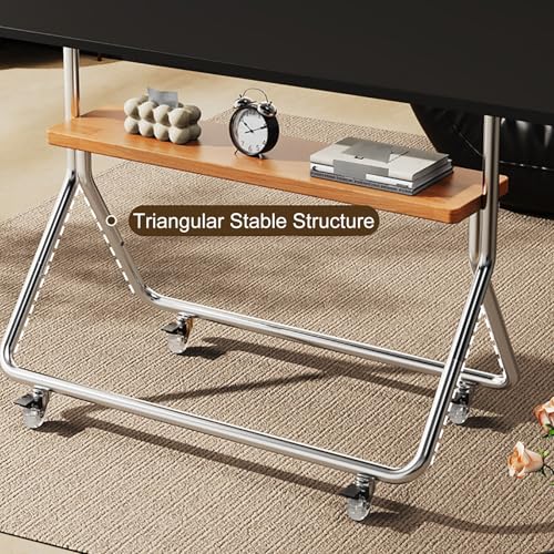 Soporte móvil para TV de 50 a 75 pulgadas con ruedas ajustable miniatura 5