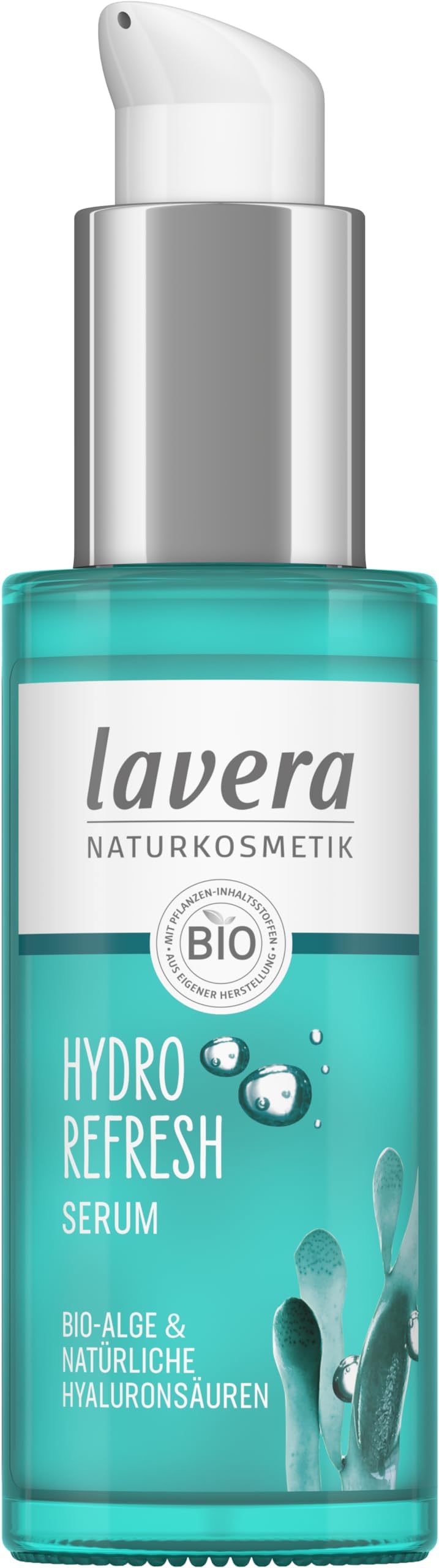 lavera Hydro Sensation Serum, with Bio-Algae & Natural Hyaluron Acids, Natural Cosmetics, Vegan