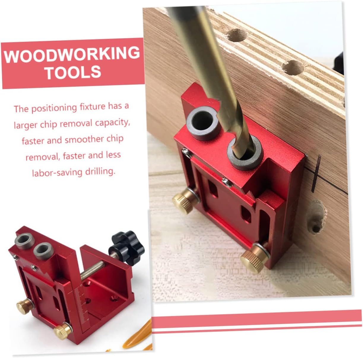 Jig for Pocket Precision for Straight Woodworking Equipment Aluminum Alloy Easy Installation