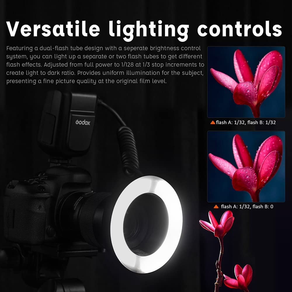 Amazon | GODOX MF-R76 マクロリングフラッシュ リングストロボ 76Ws