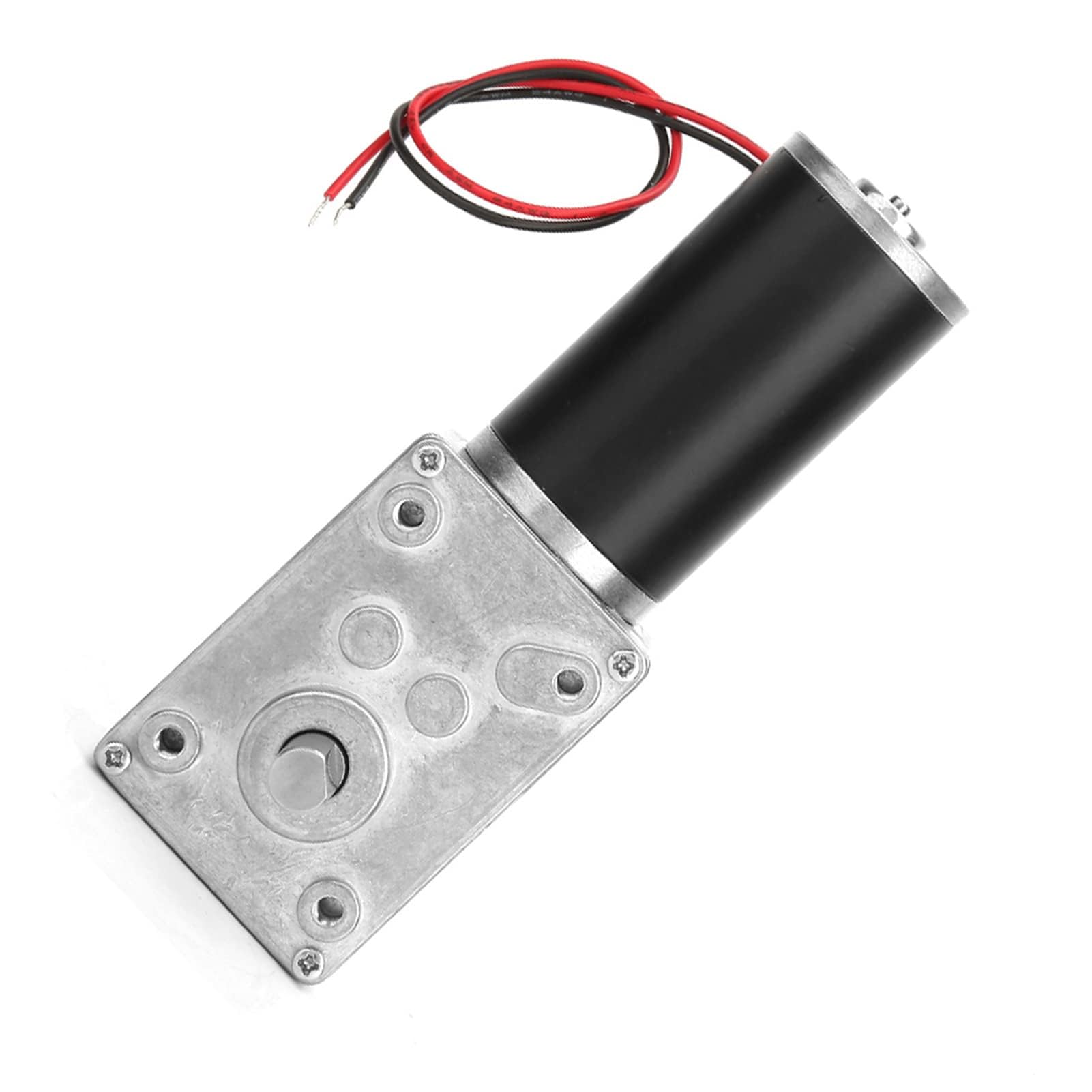 Motoriduttore a Vite Senza Fine 12V 12 RPM, Motore Elettrico a Riduzione di Velocità con Cuscinetto a Sfere, Alta Coppia, 8 mm, per Automazione Industriale e Applicazioni Industriali