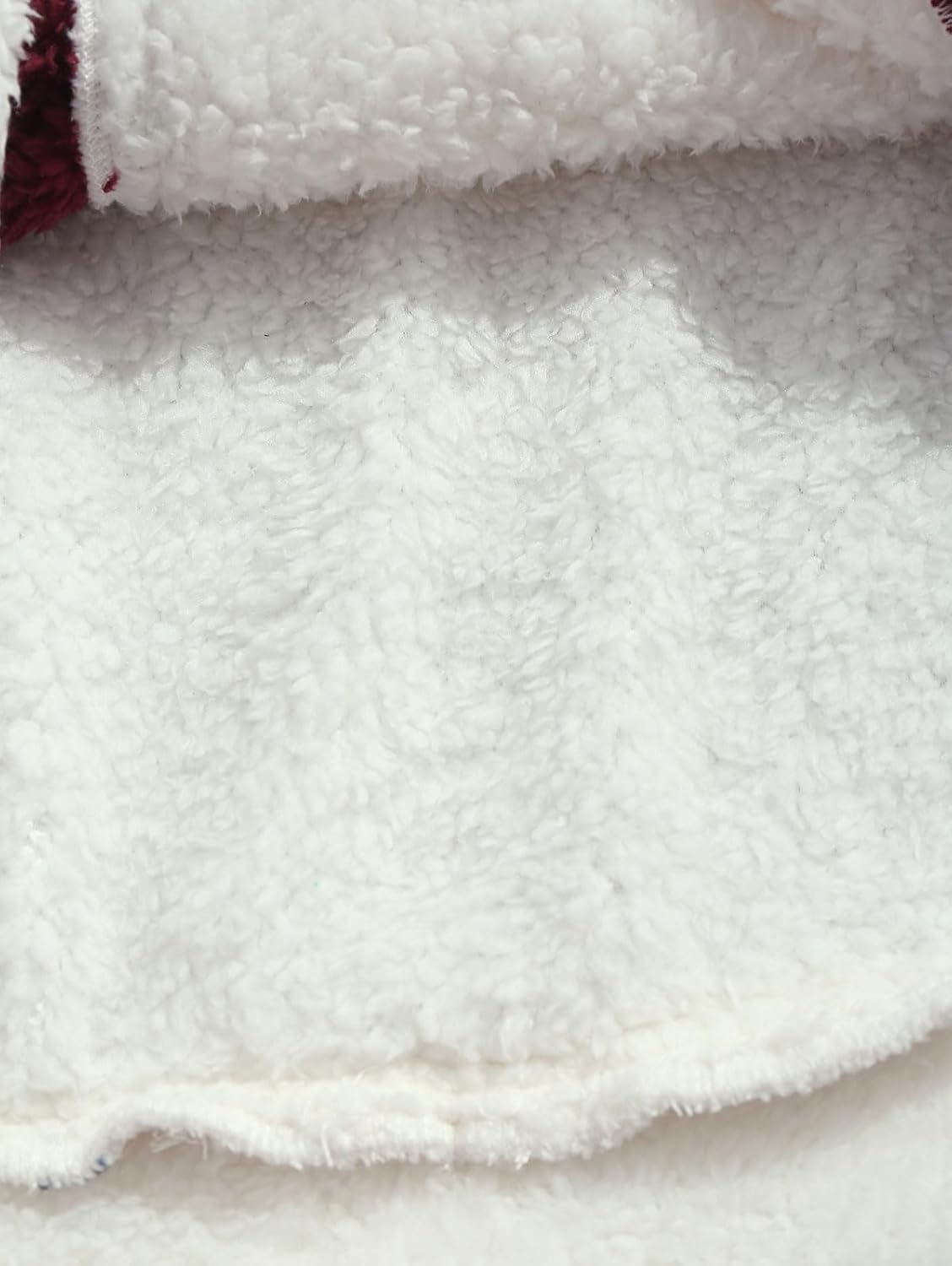 ZAFUL Men’s Fuzzy Embroidered Graphic Hoodie – Fluffy Faux Fur Fleece Pullover with Contrast Piping, Coffee Black White Green - Image 7