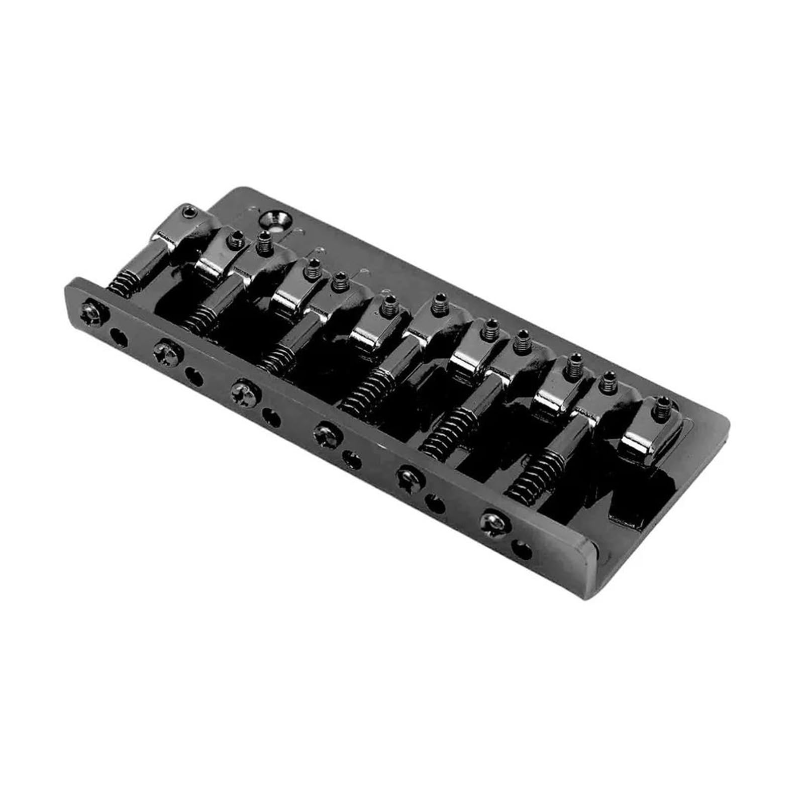 Puente Para Bajo Eléctrico Y Pieza Trasera De Aleación De Aluminio Adecuado Para Piezas De Repuesto De Guitarra | Puente de guitarra(Silver)