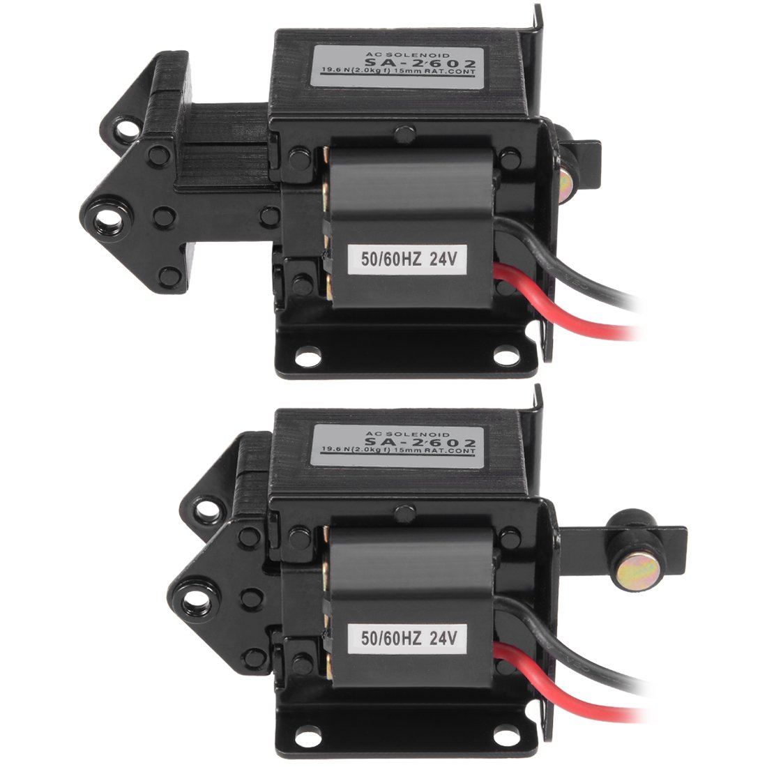 sourcing map Electroimán del solenoide AC24V SA-2602 de Ahorro de energía de AC de tracción del Imán
