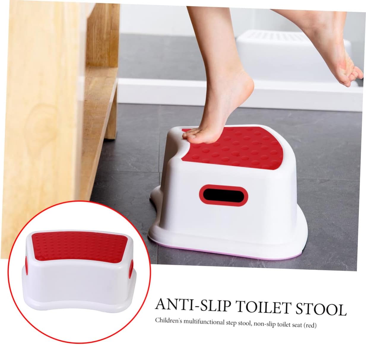 Cabilock Multifunctional Plastic Stool Small Stool for Boys and Girls Portable Footstool Lightweight Boys and Girls Step for