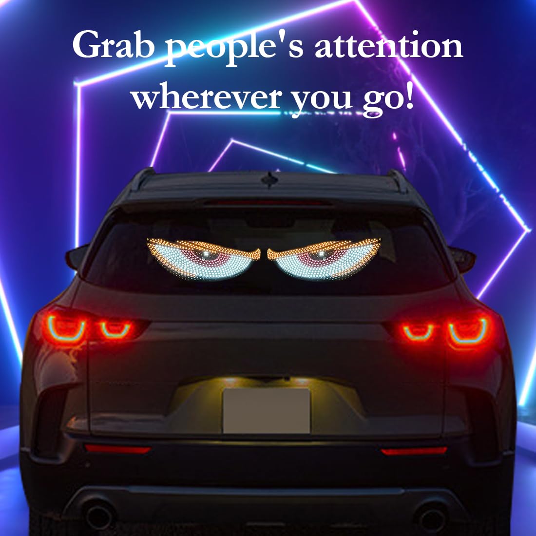 Lumière Yeux Du Diable Voiture Lumiu00e8re LED Yeux De Diable Pour Voitures - Lumiu00e8re D'expression LED Yeux Du Diable Pour Voiture