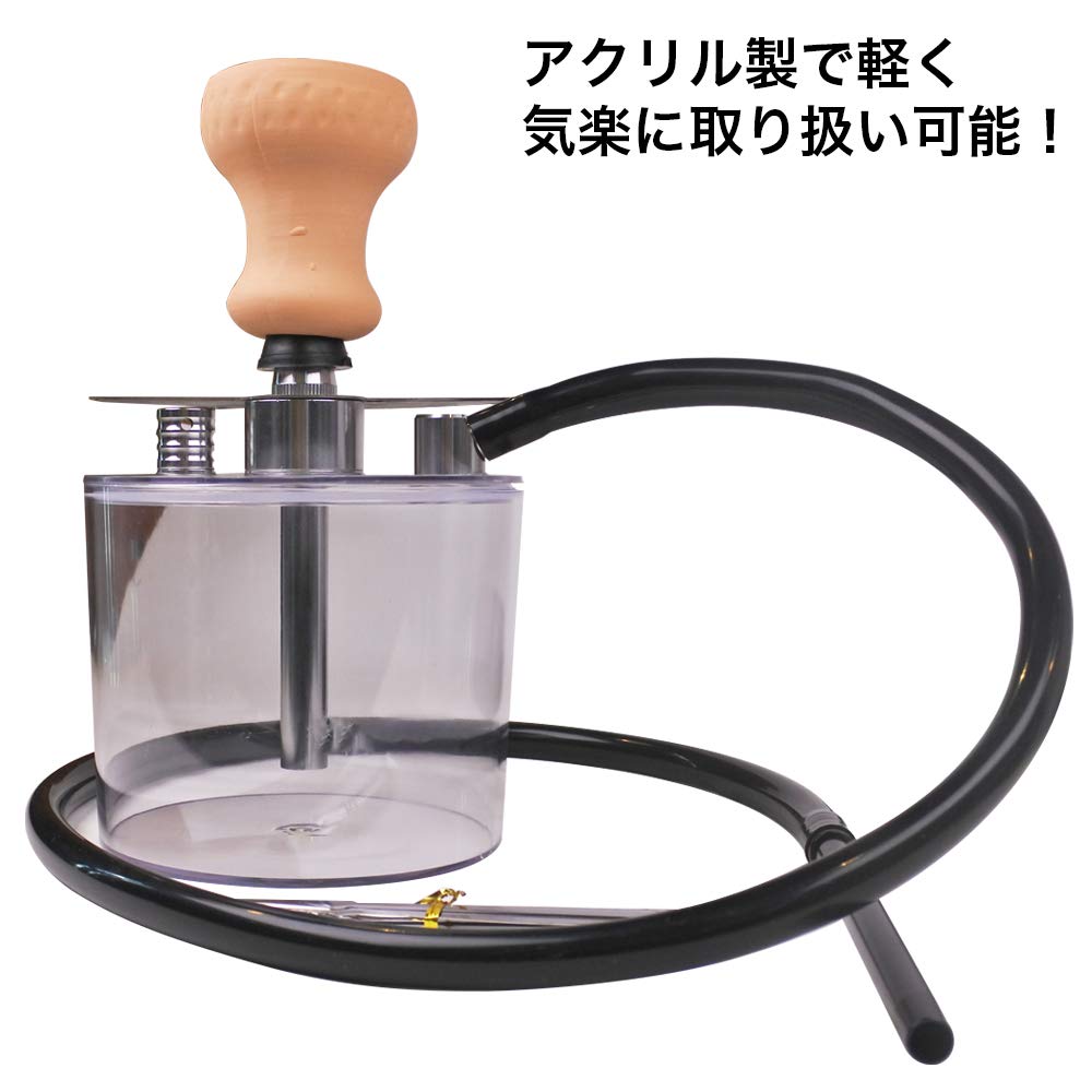 Amazon | Hilax シーシャ 本体 円形 水タバコ アクリル | Hilax | 禁煙 