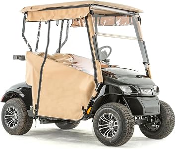 Pro-Touring Golf Cart Enclosure for EZGO TXT48 Golf Carts - Linen