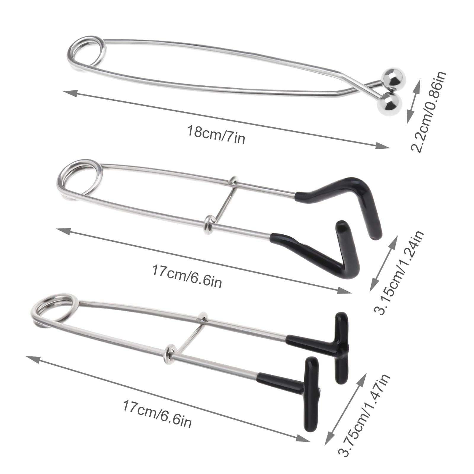 Amazon.com: Set of 3 Fish Mouth Spreader Stainless Steel Fish Mouth Hook  Remover Jaw Retractor Spring Fish Mouth Opener Fishing Accessories, SP|624  : Sports & Outdoors