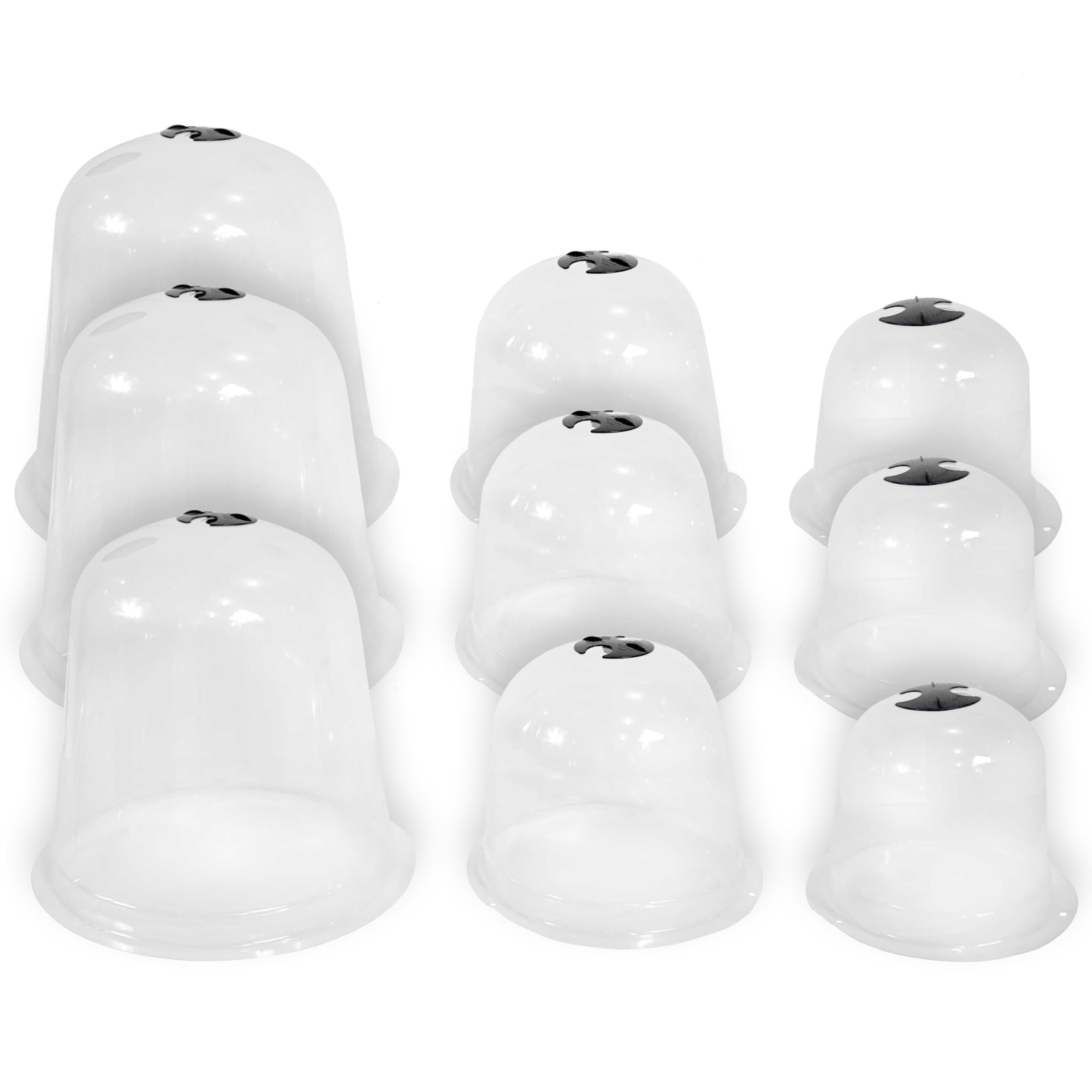 Pflanzglocke-Set Mix 2x je 3er Set 20cm/26cm/34cm Durchmesser