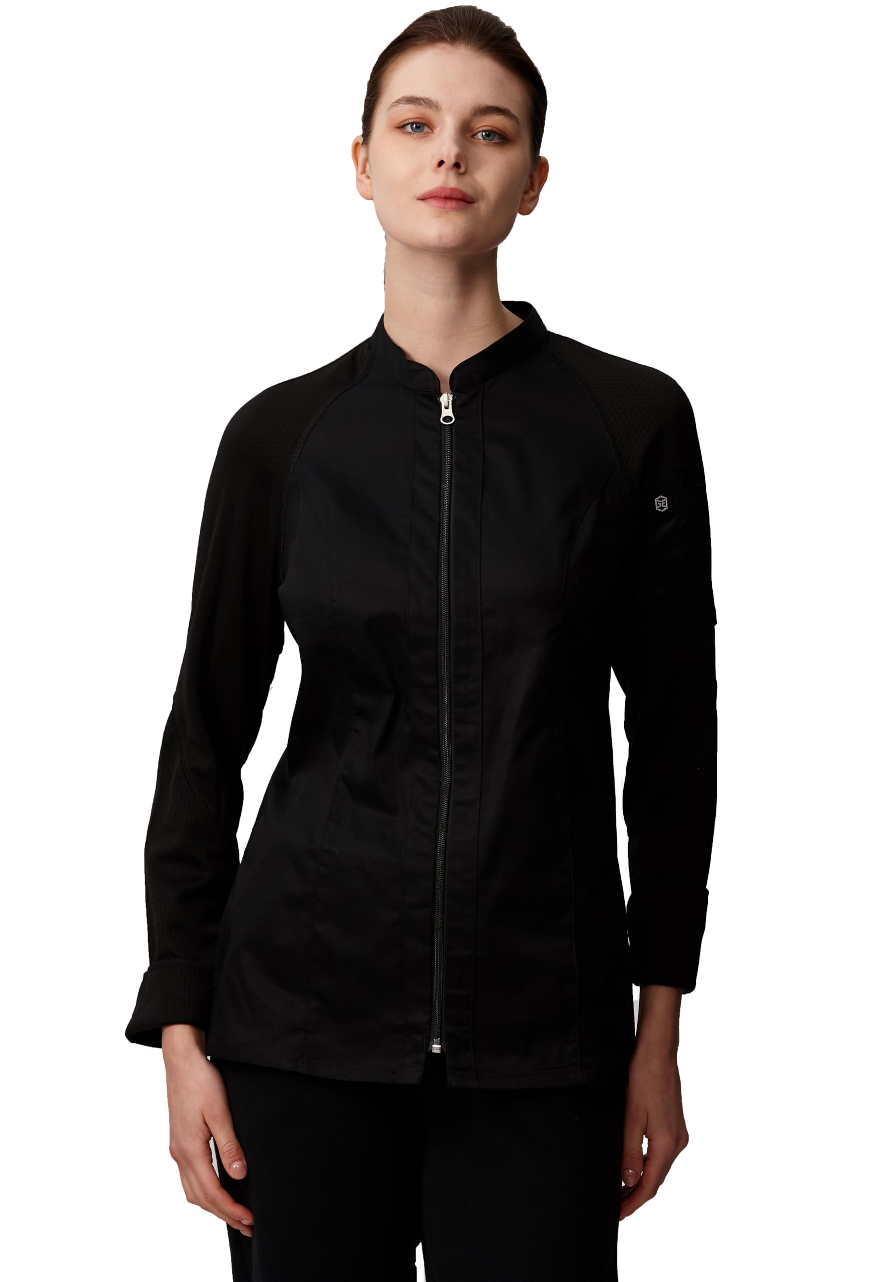 Giacca da Chef Professionale da Donna | Divisa da Chef con Maniche Lunghe e Corte 28150W