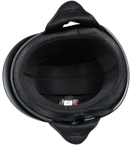 Miniatura 5 de Motorcycle Half Helmet, DOT Vintage Open Face Half Shell Low-Profile Skull Cap Moped Beanie Novelty Helmet for Adult Men Women