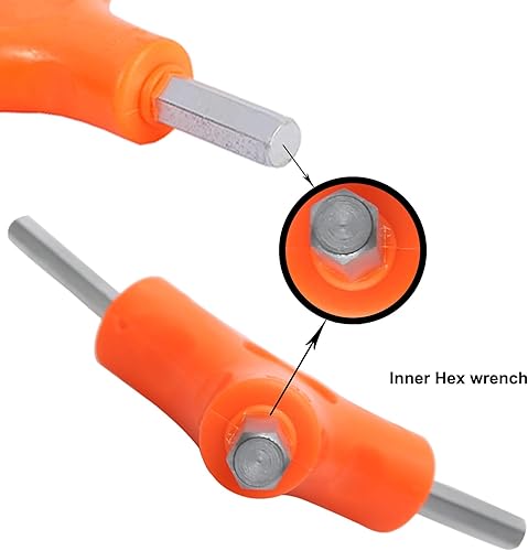 Miniatura 4 de Llave hexagonal para bicicleta, 3 vías Y Allen, llave dinamométrica para bicicleta, herramienta de reparación de ciclismo hexagonal interna (tamaño