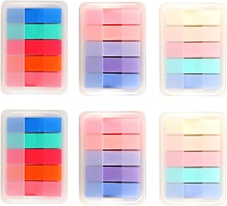600Pcs Index Tabs, Sticky Tabs Transparent, Book Tabs Transparent Sticky Notes Tabs Page Markers, Writable and Repositionable Tabs Stationery for School, Office, File Folders, Book Notes