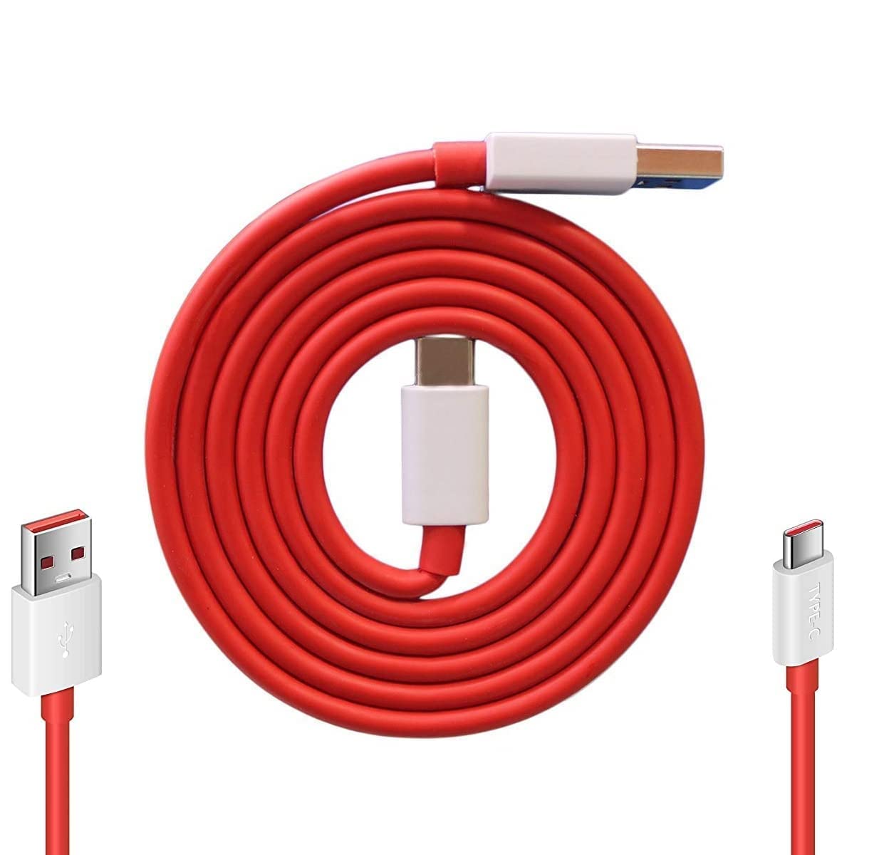 Sadgatih Dash Warp Charge Cable, USB A to Type C Data Sync Fast Charging Cable Compatible with One Plus 3 /3T /5 /5T /6 /6T /7 /7T /7 pro, Nord 2/CE & for All Type C Devices(1 Meter,Red) (B09ZB8P5JY) Amazon Price History, Amazon Price Tracker