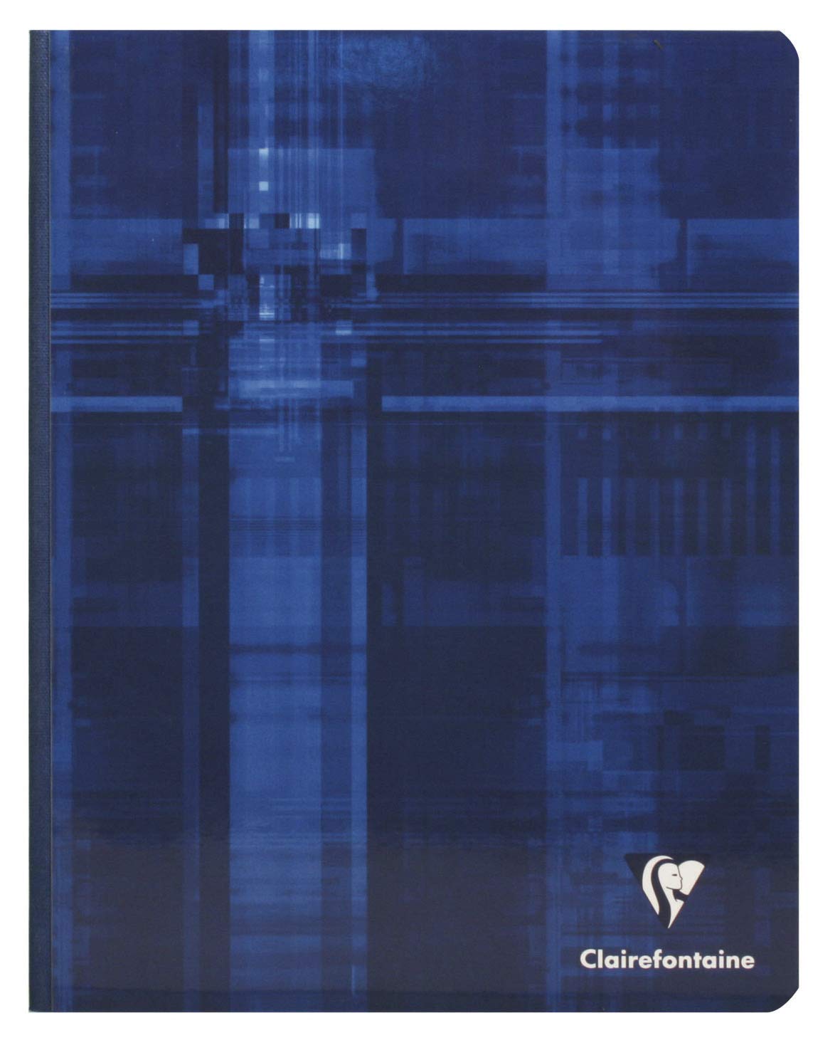 Clairefontaine 922C - One Clothbound Notebook - 16.5x21 cm - 192 Pages Small Squares with Margin - White Paper 90 g - Laminated Card Cover Random Colour