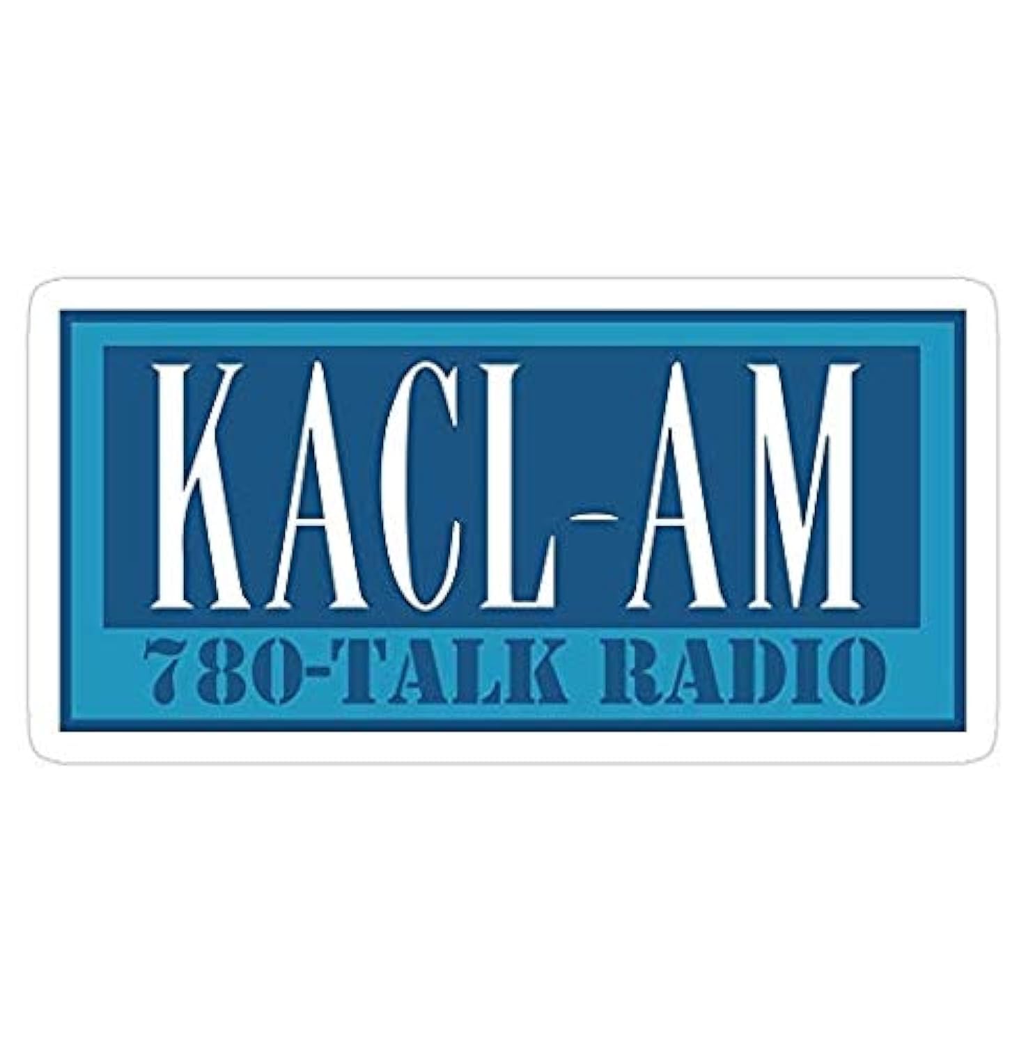 KACL AM Frasier Crane, 780, Seattle Decal Sticker - Sticker Graphic - Auto, Wall, Laptop, Cell, Truck Sticker for Windows, Cars, Trucks