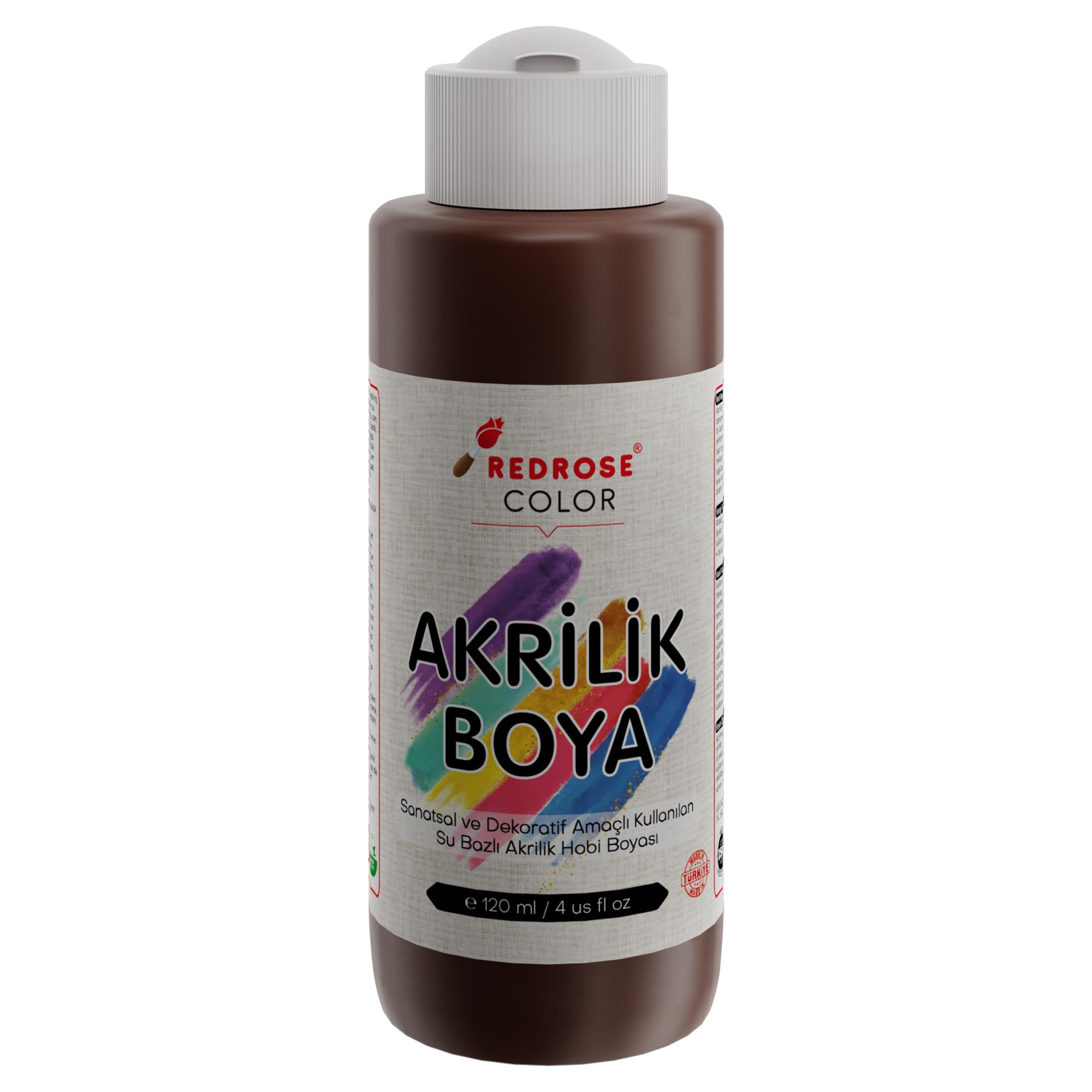 Red Rose Kahverengi Akrilik Boya 120 ml