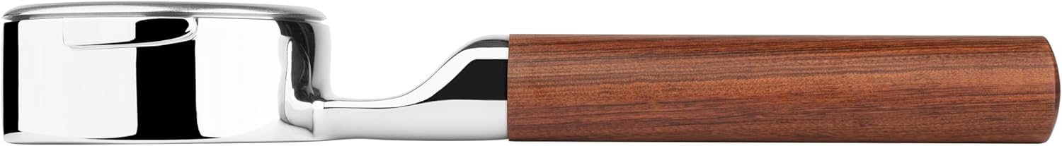 LILQ 58mm Bottomless Naked 2 Ears Lay Flat Portafilter Compatible with Profitec GO and E61 Grouphead Machines– Includes 18–20g Basket - Rosewood