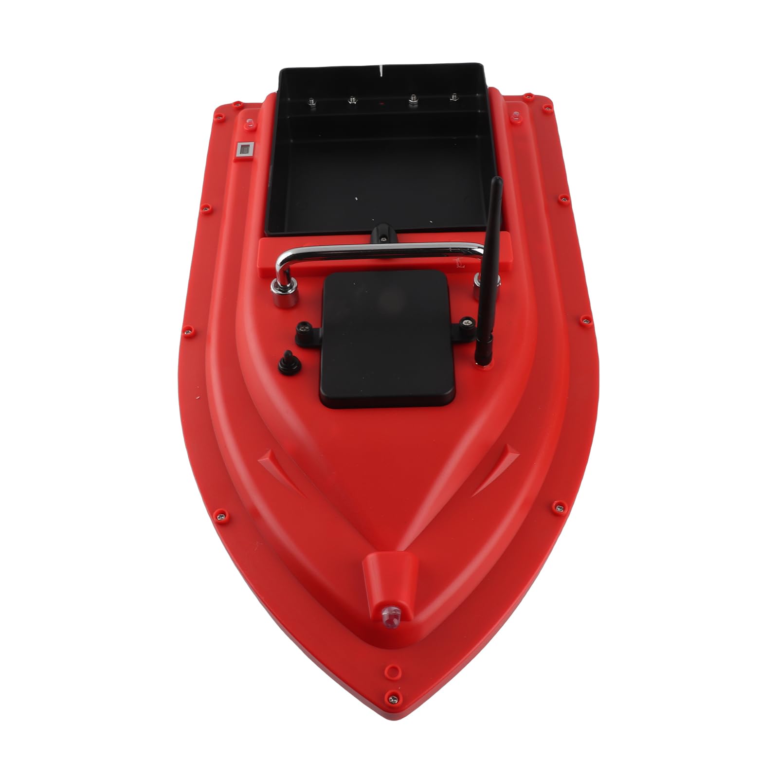 Kavolet Barca per esche da pesca telecomandata 500 m, carico 2 kg, con grande contenitore per esche automatiche, batteria ricaricabile da 12000 mAh
